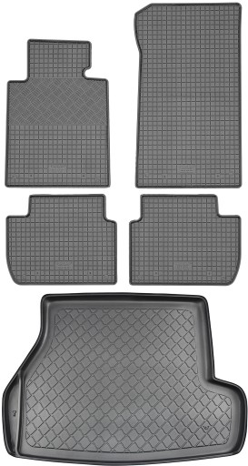 BMW 3 E46 Touring 1998-2005 КОМПЛЕКТ - Коврик в багажник + коврик для ног