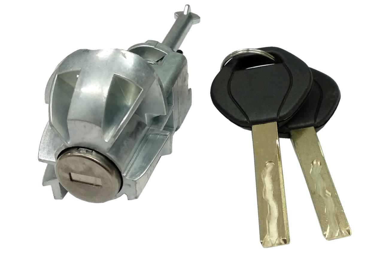 51218244052 - BMW 3 E46 вставка замка правой двери + 2 ключа автомобиля