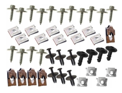 BMW 3 E46 УСТАНОВОЧНЫЕ ВИНТЫ КРЫШКИ КРЫШКИ ДВИГАТЕЛЯ