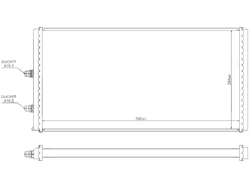 BMW 3 E90 E91 2005-2008 РАДИАТОР 17112284608