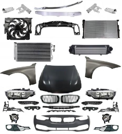 41007290944 - BMW 3 F30 2012-2019 КОМПЛЕКТ ПЕРЕДНЬОГО БАМПЕРА