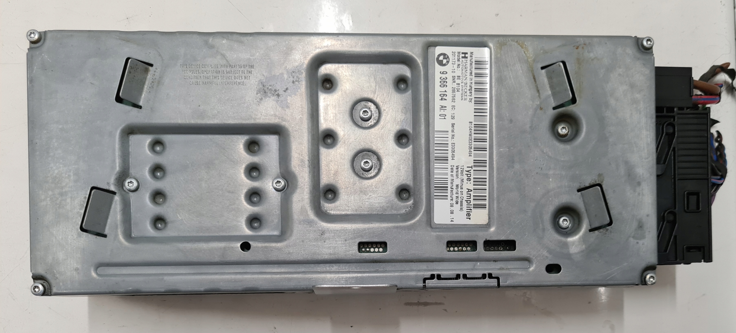 9366164 - BMW 3 F30 F31 4 F32 F16 усилитель Harman KARDON