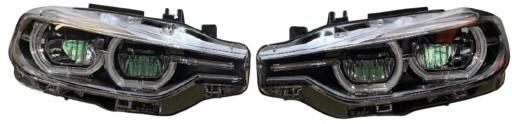 7419634 7419633 - BMW 3 F30 F31 LCI ПЕРЕДНІ ЛІХТАРІ ЛІВИЙ ПРАВИЙ FULL LED LIFT КОМПЛЕКТ
