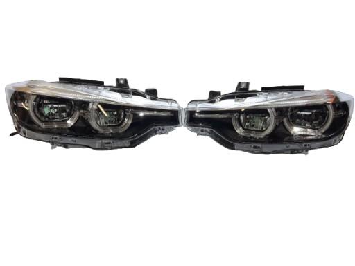 8492473, 8492474 - BMW 3 F30 F31 LIFT ПЕРЕДНЯ ЛАМПА ЛІВА ПРАВА FULL LED ЧОРНИЙ ЧОРНИЙ КОМПЛЕКТ