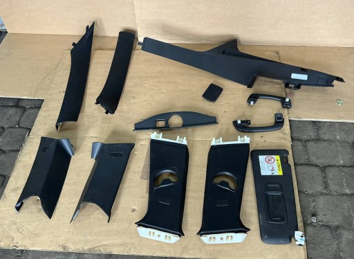 DYM4139 - BMW 3 F31 M ПАКЕТ КОРПУС КАПОТА РУЧКИ КОЗЫРНИКА НАКЛАДКИ НА СТОЙКИ КОМПЛЕКТ