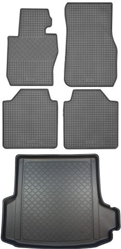 BMW 3 F34 HB 2013 - КОМПЛЕКТ - Коврик в багажник + коврик для ног