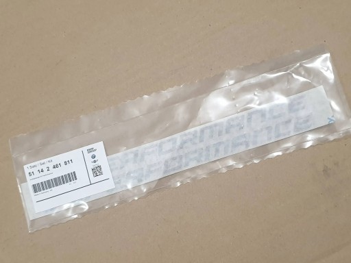 2461811 - BMW 3 G20 G21 18 — наклейка с надписью M-PERFORMANCE F40 G05 F91