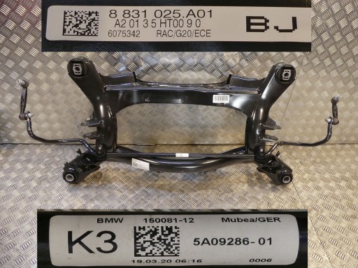 8831025 6876538 - Bmw 3 g20 g22 + ліфт задньої підвіски балка стабілізатора 8837913