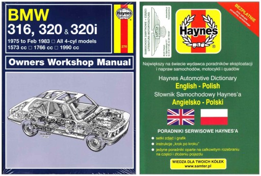 BMW 316 320 320i (1975-1983) Haynes керівництво по ремонту + БЕЗКОШТОВНО 24 години