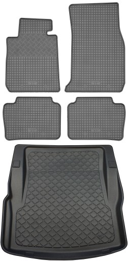 BMW 4 F32 Coupe 3D 2013 - КОМПЛЕКТ - Коврик в багажник + коврик для ног