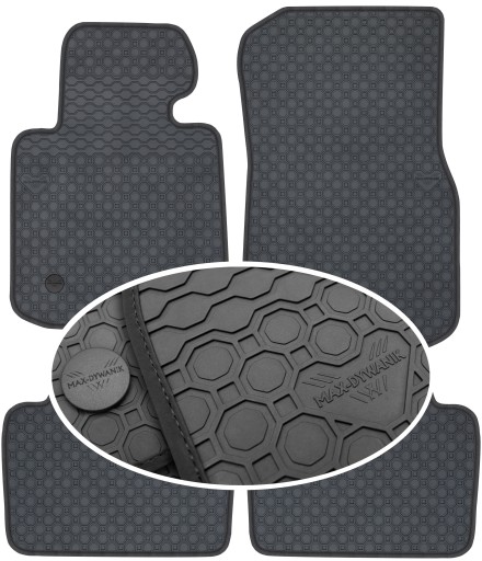 Гумові килимки BMW 4 F36 Gran Coupe 2014-2021 PrimeLiner - Чорні