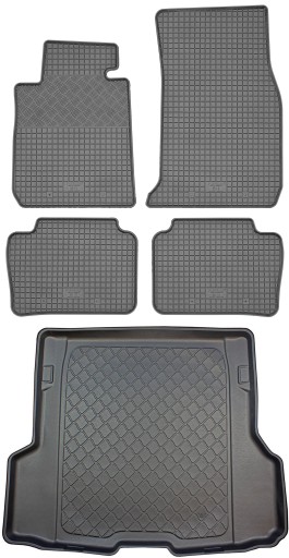 BMW 4 F36 Gran Coupe HB 2014 - КОМПЛЕКТ - Коврик в багажник + коврик для ног