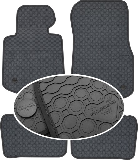 Гумові килимки BMW 4 F36 Gran Coupe sDrive 2014-2021 PrimeLiner - Чорні