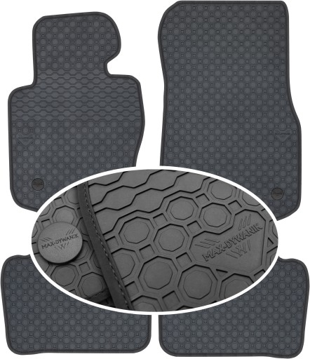 Гумові килимки BMW 4 F36 Gran Coupe xDrive 2014-2021 PrimeLiner - Чорні