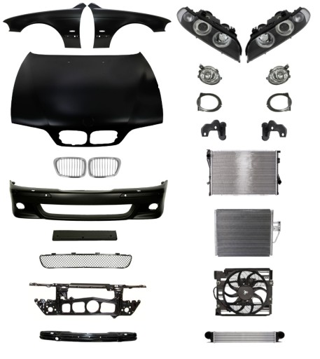 3646 - BMW 5 E39 M Package 95-03 Ремень бампера Капот Крыло