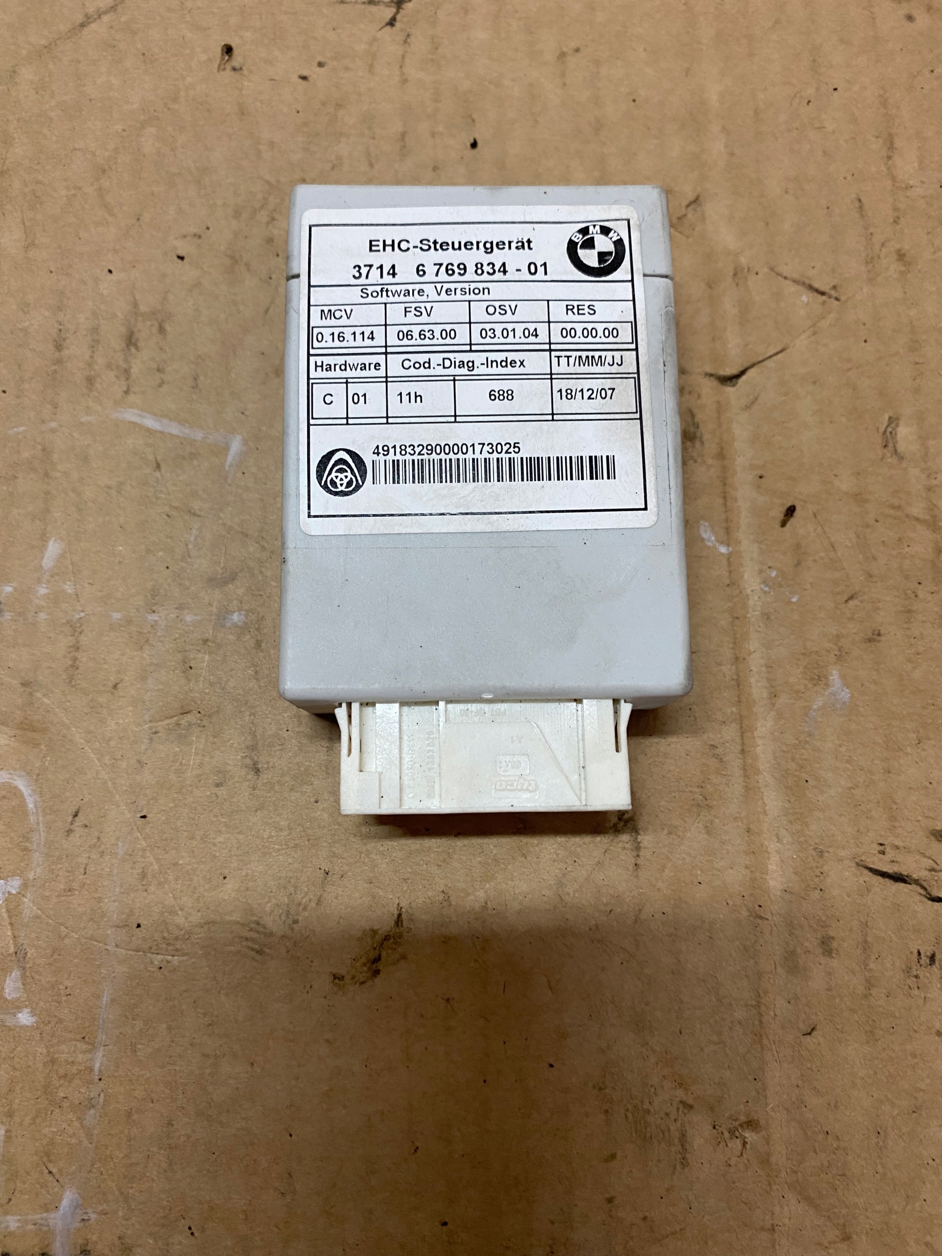 BMW 5 E61 6769834 блок управління підвіскою