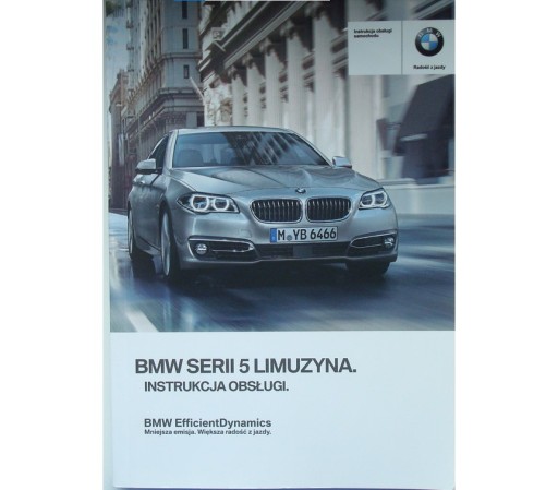 BMW 5 F10 2013-2017 Польша руководство книга подлинная BMW 5 серии F10 2013r