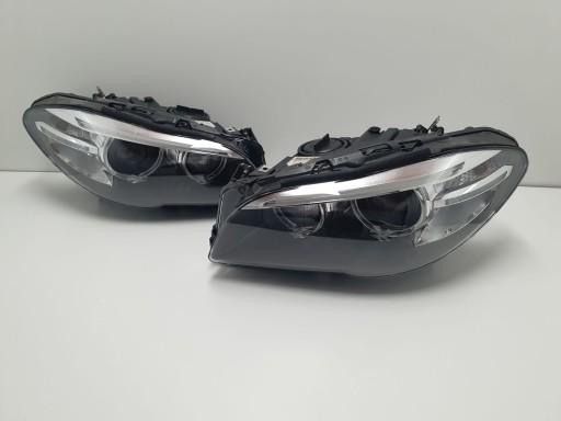 7378513 7378514 - BMW 5 F10 F11 LCI Lift Bi Xenon Рулевое управление Левый Правый Передний фонарь Левый Правый