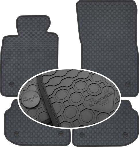 BMW 5 F10 F11 2010-2013 рр. Гумовий килимок PrimeLiner - Чорний