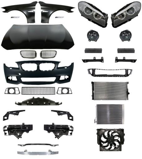 Inny536 - BMW 5 F10 M Пакет 13-17 Ремінь бампера Балка капота