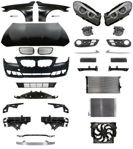 BMW 5 F10 Modern 13-17 Ремень бампера Балка капота