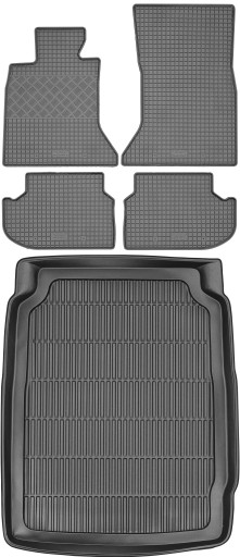 BMW 5 F10 Седан 2014-2017 КОМПЛЕКТ - Килимки + килимок в багажник