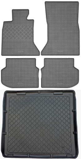 BMW 5 F11 Kombi 2010-2013 КОМПЛЕКТ - Коврик в багажник + коврик для ног