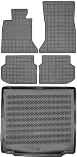 BMW 5 F11 Estate 2010-2014 Коврики резиновые + коврик в багажник