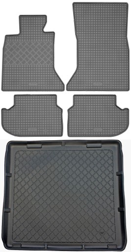 BMW 5 F11 Kombi 2013-2017 КОМПЛЕКТ - Коврик в багажник + коврик для ног
