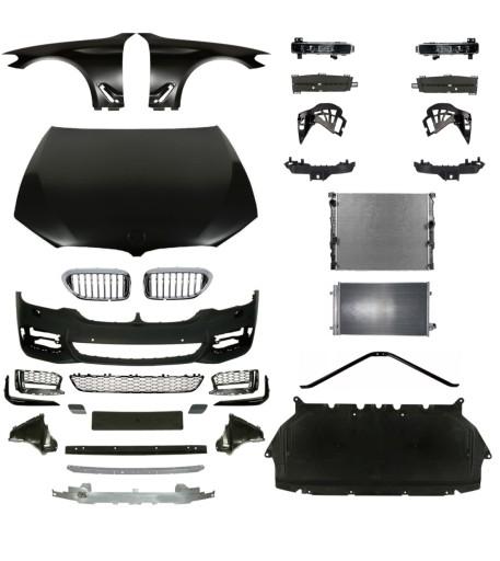 Inny606 - BMW 5 G30 17- Ремень бампера Балка капота