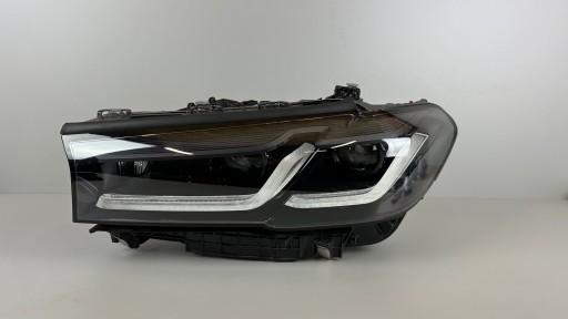 5A388E3 8082655 - BMW 5 G30 G31 LCI M5 F90 LIFT ПЕРЕДНЯ ЛІВА ЛАМПА FULL LED SHADOW