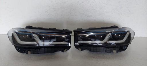 5A388D5-03 - BMW 5 G30 G31 M5 LIFT LCI ЛІВА ПЕРЕДНЯ ЛАМПА ЛАЗЕРНЕ СВІТЛО