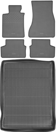 BMW 5 G30 Седан 2017 - КОМПЛЕКТ - Килимки + килимок в багажник