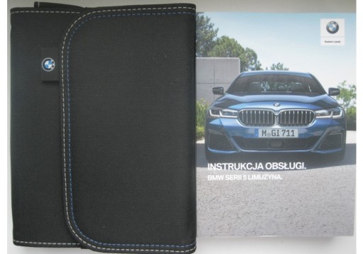 BMW 5 G30 з 2020 року-польське керівництво по експлуатації + чохол