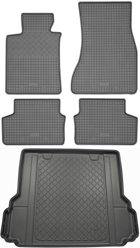 BMW 5 G31 Estate 2017 - КОМПЛЕКТ - Коврик в багажник + коврик для ног