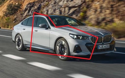 BMW 5 G60 ДОВГА ЧЕТВЕРТЬ ПРАВА ПЕРЕДНЯ ПАСАЖИРСЬКА C4P WC4P BROOKLYN GRAU
