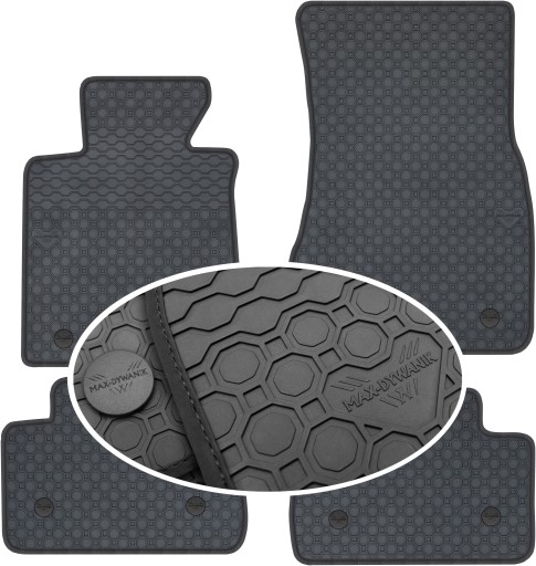 BMW 5 G60 Седан 2024 - гумові килимки PrimeLiner - Чорні