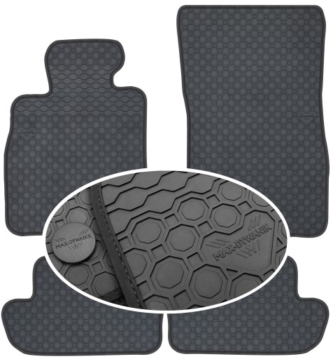 BMW 7 E38 Седан 1994-2001 гумові килимки PrimeLiner - Чорні