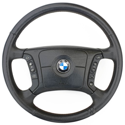 BMW E38 спортивный кожаный руль с подогревом, с подогревом, АКСЕССУАР!