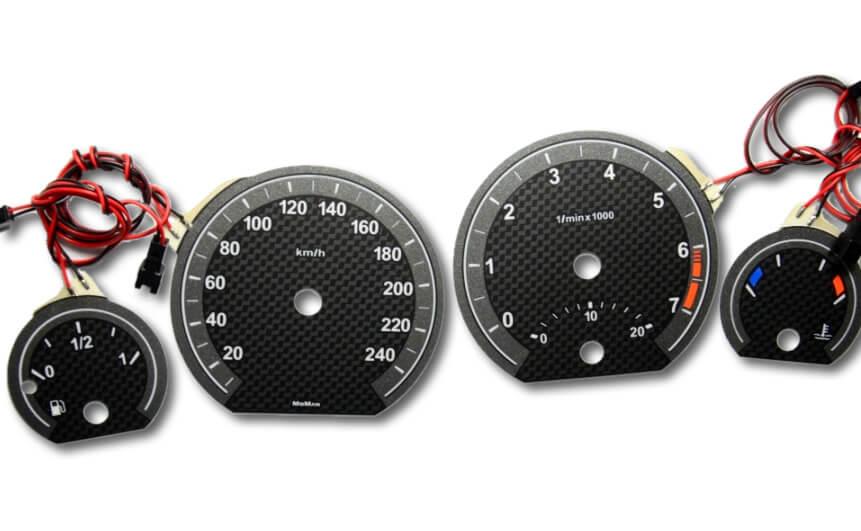 BMW E46 Counter dials INDIGLO Design 2 MoMan