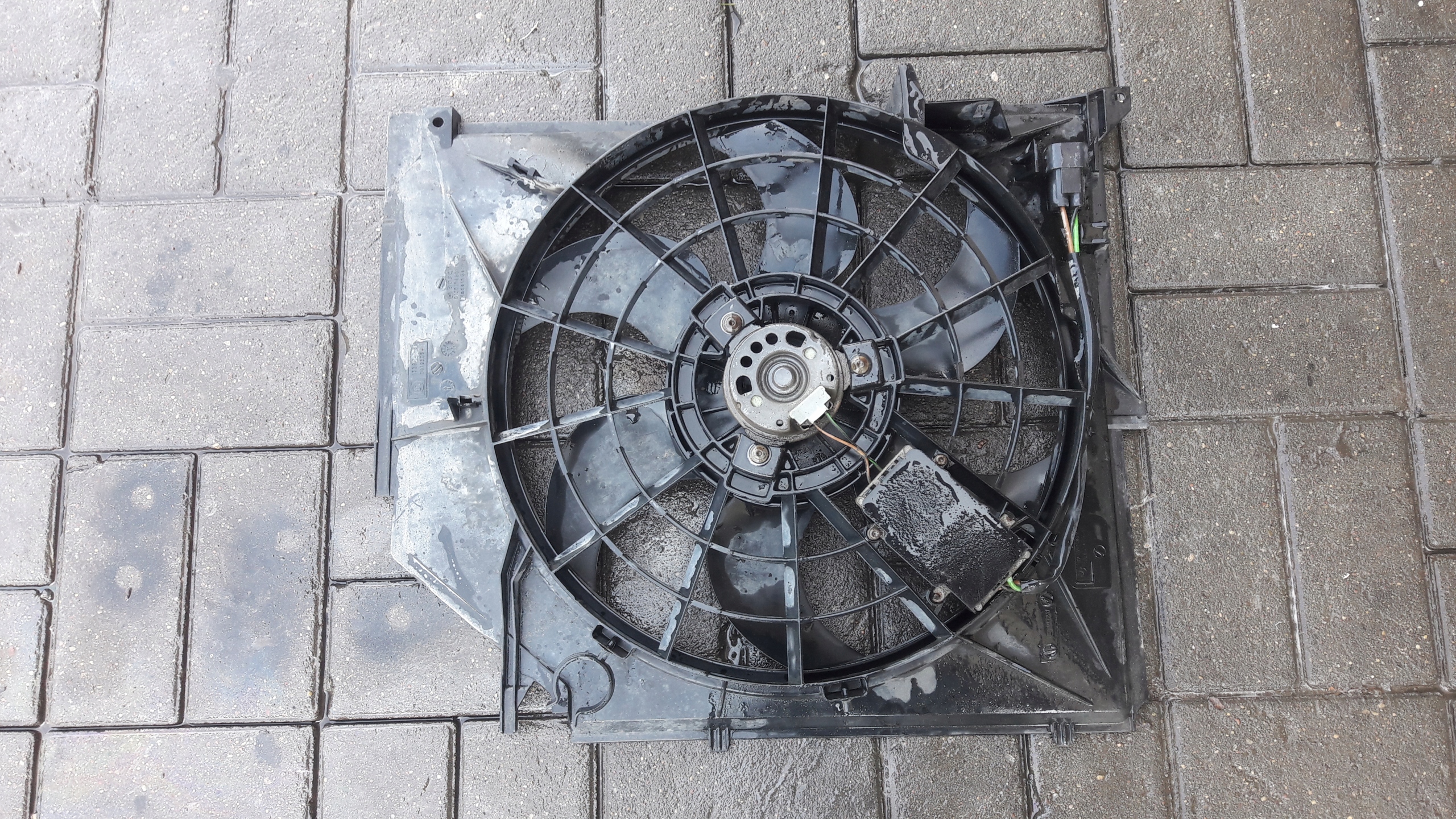 BMW E46 вентилятор радиатора