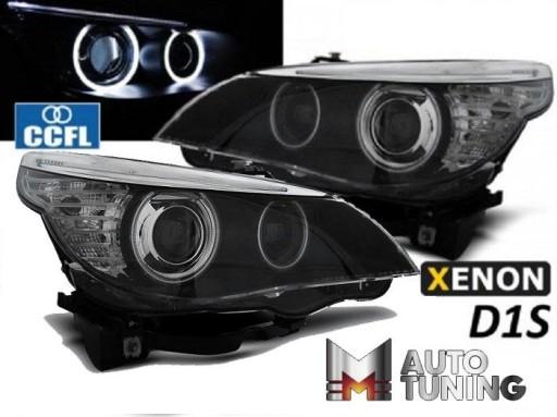 TTLPBMC9 - BMW E60/E61 05-07 CCFL HID D1S ПОДВІЙНИЙ ПРОЕКТОР ЧОРНИЙ