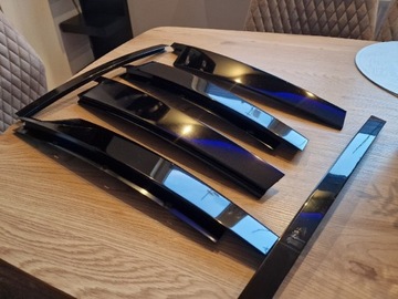 BMW E60 M Молдинги ПАКЕТ blackshadow, рояль черный