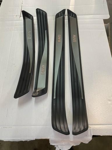 7896859 - BMW E60 седан накладки боковые юбки в сборе