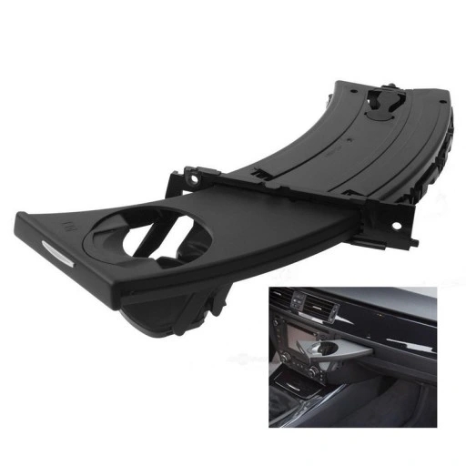 E90-CUP HOLDER - BMW E90 E91 cup HOLDER EU підсклянник лівий чорний