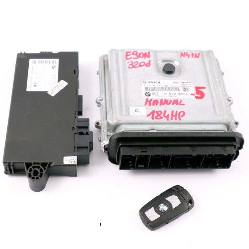 8510829 - BMW E90 E91 LCI N47N 320d Комп'ютер Контролер двигуна ECU KIT DDE 8510829