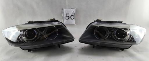 7202583, 7202584 - BMW E90 E91 LIFT XENON ЛІВА ПРАВА ФАРА НЕПОВОРОТНА ЛАМПА КОМПЛЕКТ