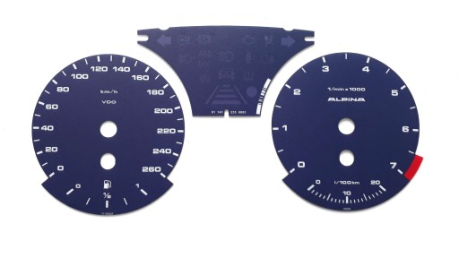 BMW E90 E92 E93 Циферблаты одометра как у Alpina CUSTOM