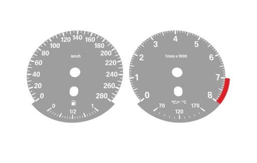 BMW E92 335i серые циферблаты счетчика Zam специальные