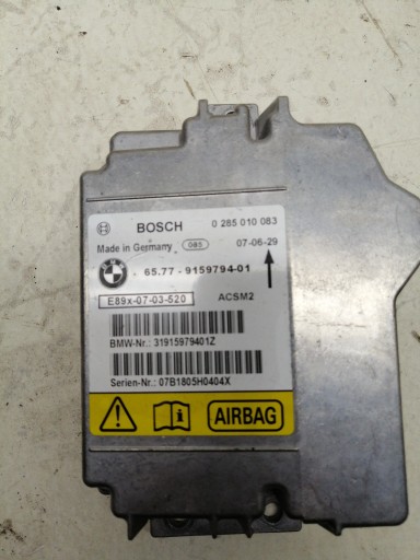 9159794 - BMW E93 кабріолет CONTROLLER модуль подушки безпеки 9159794